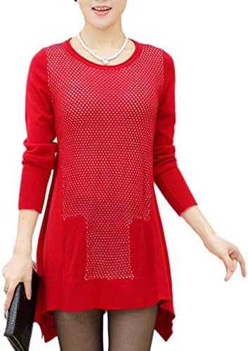 Women's Wool Blend Trench Coat Thick Cardigans 1841 (Green,X-Large)