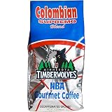 Top Shelf Coffee Minnesota Timberwolves Decaffeinated Ground Gourmet Coffee - 2 Pack