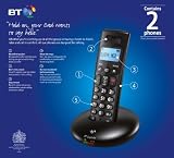 picture of BT Graphite 2100 Twin DECT Digital Cordless Phone - Black