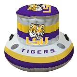 LSU Tigers NCAA Beach/Pool Inflaitable Floating Cooler (49x20")"