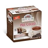 Grove Square Hot Cocoa Cups, Dark,Single Serve Cup for Keurig K-Cup Brewers, 16-Count (Pack of 3)
