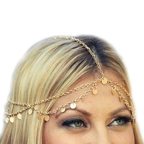 Lisli Women Fashion Rhinestone Head Chain Jewelry Headband Hair Band