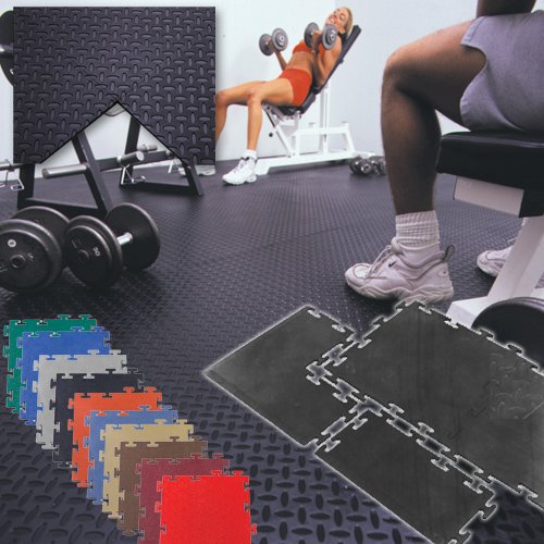 (Price/EA)Mitchell Rubber Best Floor Tile Border RED