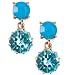 Martine Wester Turquoise Drop Earrings
