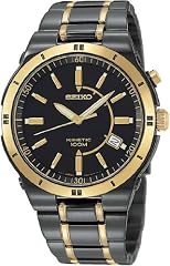 It  Very Simple That You  Will Purchase Seiko Men's SKA366 Kinetic Black Ion Watch 
