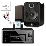 from Creative Creative Audio CA-MS32i-BGB Micro Stereo System (Denon RCD-N7 CEOL Black + Q Acoustics 2020i Gloss Black + �55 QED cable bundle + �40 Apple AirPlay upgrade). 2 Year Guarantee + Free next working day delivery! Model CA-MS32i