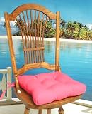 Kitchen Chair Pad Cushion - Waverly Solid Petunia - B001HKYKCQ