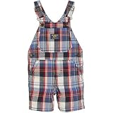 OshKosh B'Gosh Boys Blue Plaid Shortalls by