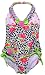 Kate Mack Little Girls' Leopard and Rose One Piece Bathing Suit 4 5 6