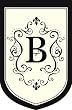 Monogram Garden Flag - B Monogram Garden Flag - B