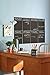 A4 Chalkboard Weekly Planner Wall Sticker Calendar Sheets Personal Memo W/1pc Chalk (8-pack)
