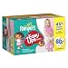 Pampers Easy Ups Value Pack Girl Size 4T/5T Diapers 80 Count