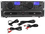 Brand New Gemini CDX-2250 Dual DJ CD/MP3 2U Rack Mount Media Player With Anti-Shock and Single & Continuous Play Modes