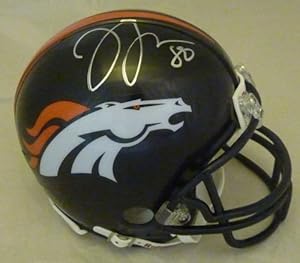 Julius Thomas Autographed Denver Broncos Riddell Mini Helmet