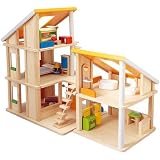 Plan Toy Chalet Doll House with Furniture