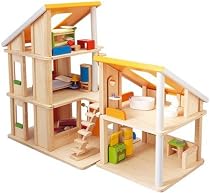 Hot Sale Plan Toy Chalet Doll House with Furniture