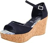 Rockport Women's Haylyn Wedge Sandal,Navy,7.5 M US
