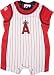 Los Angeles Angels of Anaheim Baby Pinstripe Romper