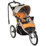 Jeep Overland Limited Jogging Stroller with Front Fixed Wheel, Fierce