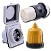 Leisure Cords 30 AMP RV Trailer Marine Power Cord Power Inlet - Female Twist locking Connector - Weatherproof Boot Kit