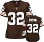 Jim Brown Reebok Premier Throwback Player Cleveland Browns Women's Jersey - X-Large