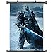 Modern style Home Decor Custom Poster with Game Warrior World Of Warcraft Wrath Of The Lich King Wall Scroll Poster Fabric Painting 23.6 X 35.4 Inch (60cm X 90 cm)