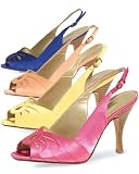 Satin loop sandal