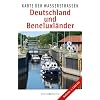 Karte der Wasserstra�en: Deutschland und Beneluxl�nder: Farbige Faltkarte. 1:1000000