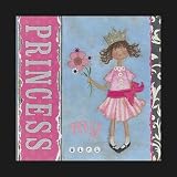 Princess by Michele Deaton. CANVAS WITH BRUSHSTROKES with 1 1/2 inch bars. 9.77 inches width by 9.77 inches height. Highest Quality Art Poster Print