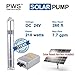 PWS Stainless 316 Solar Water Pump Kit, Solar Borehole Pump, JS3-1.8-80