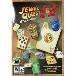 Jewel Quest I & II Solitaire PC CD-ROM