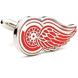 Detroit Red Wings NHL Logo'd Executive Cufflinks w/Jewelry Box