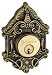 Grandeur GS60-GVCGVC-KD-VB Grande Victorian Deadbolt, Single Cylinder, Vintage Brass Finish