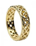 Gents Pierced Celtic Wedding Ring