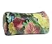 Oblong Sequin Floral Cosmetic Bag for Home or Travel -- Variety of Colors