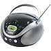 Coby Portable MP3/CD Player with AM/FM Radio - Black (MPCD471)