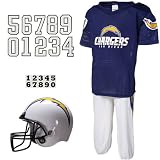 NFL San Diego Chargers Youth Navy Blue Deluxe Team Uniform Set (Medium)