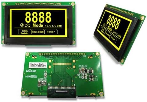 OLED Displays &amp; Accessories OLED 128 x 64 Yellow 82 x 47.5 x 6.0