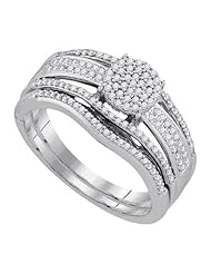 0.40CTW-DIA BRIDAL SET