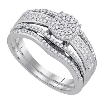 Cheap Girls Jewelry 0.40CTW-DIA BRIDAL SET For Sale