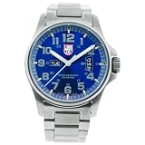 Luminox Men's 1824 Stainless-Steel Plated Analog Stainless-Steel Bezel Watch
