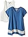 Speechless Girls' 2pc Shark Bite Hem with Vest