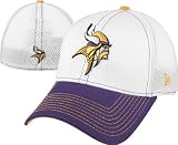 NFL Unisex Adult Minnesota Vikings Blitz Neo 3930 Cap (White/Purple, Small/Medium)