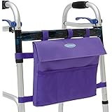 Top Glides Universal 6-Pocket Walker Bag/Tote/Pouch - Purple