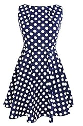 Striped Print Polka Dot Print Belted Full Length Chiffon Evening Dress/Party Dress 