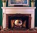 46 NFL New England Patriots Football Fan Stained Glass Fireplace Screen
