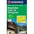 Mayrhofen, Tuxer Tal, Zillergrund: Wander-, Rad- und Skitourenkarte. GPS-genau. 1:25.000