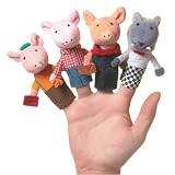 Storytime Finger Puppet Set - Three Little Pigs by Manhattan Toy