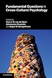 Fundamental questions in cross-cultural psychology