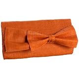Mar Y Sol Eloise Woven Raffia Bow Clutch